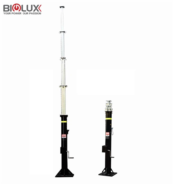 9m 5 Sections Telescopic Mast