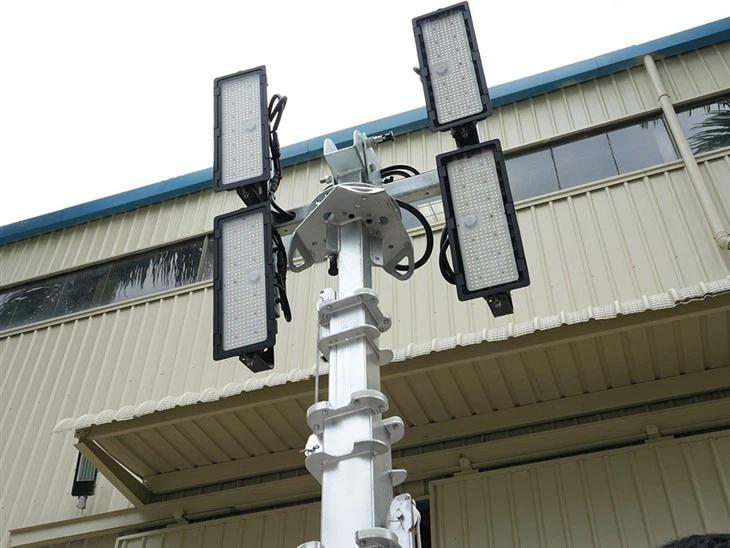 Solar Light Trailer - HiSOLO Portable For Construction Sites high quality