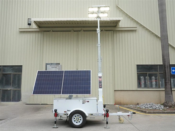 Solar Light Trailer - HiSOLO Portable For Construction Sites price