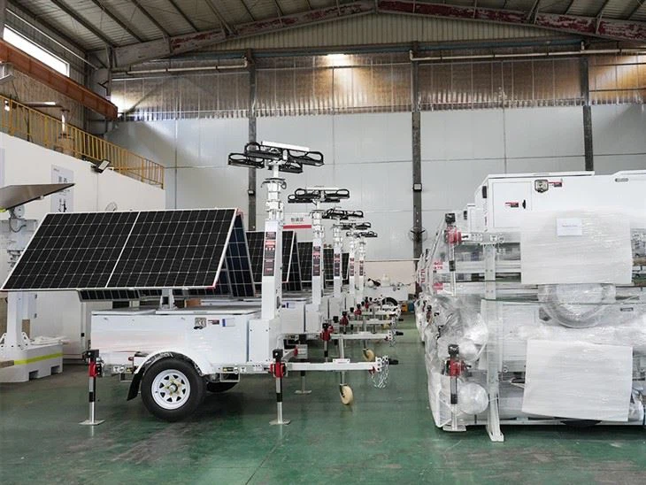 Solar Light Trailer - HiSOLO Portable For Construction Sites price