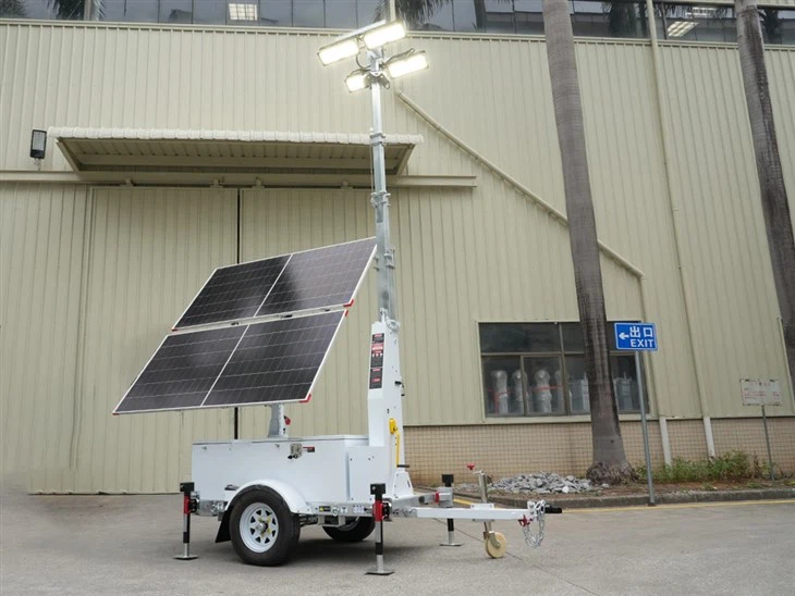 Solar Light Trailer - HiSOLO Portable For Construction Sites price