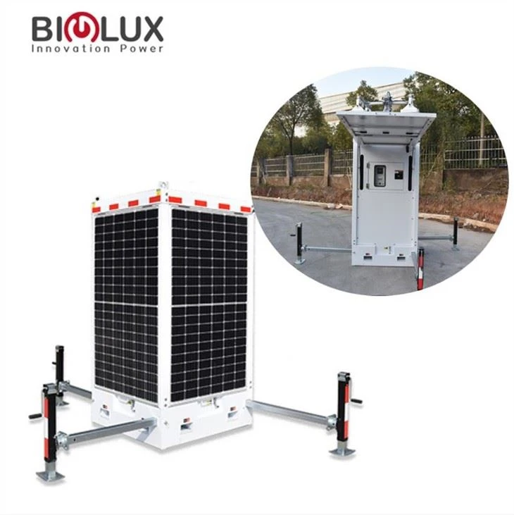 Cuboid Mobile Solar Power Station