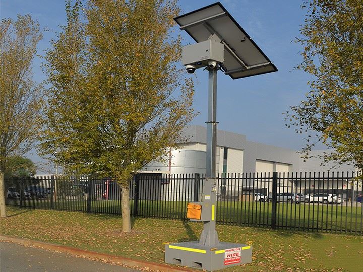 Easy Deploy Mobile Solar Cctv Tower