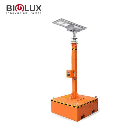 Mobile Surveillance Tower Nrog Hnub Ci Generator