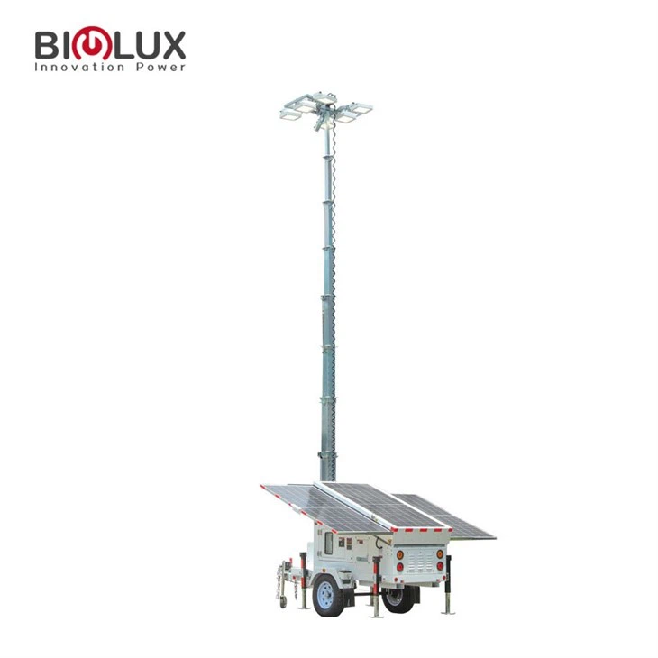 US Autonomous Solar Powered Mobile CCTV Trailer