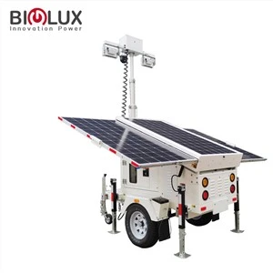 Mobile Hybrid Hnub Ci CCTV Ntauwd Trailer